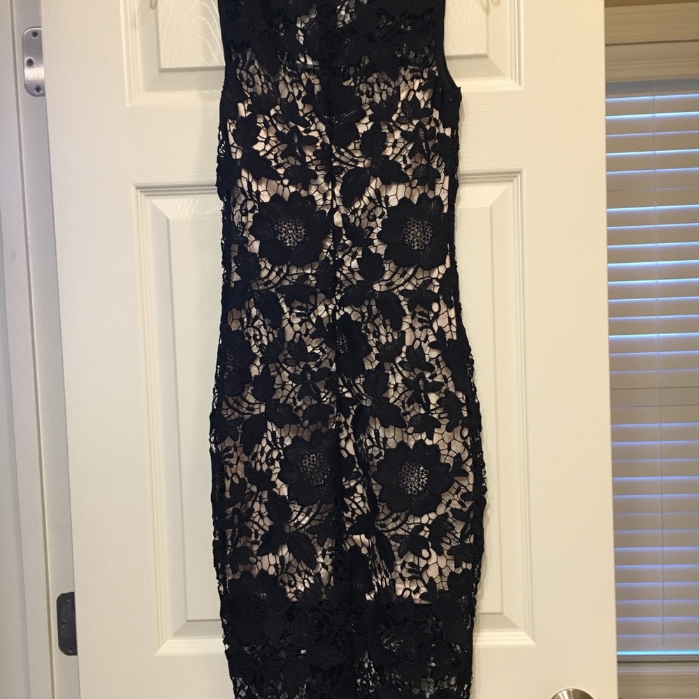 Brand new never worn with tags black lace dress